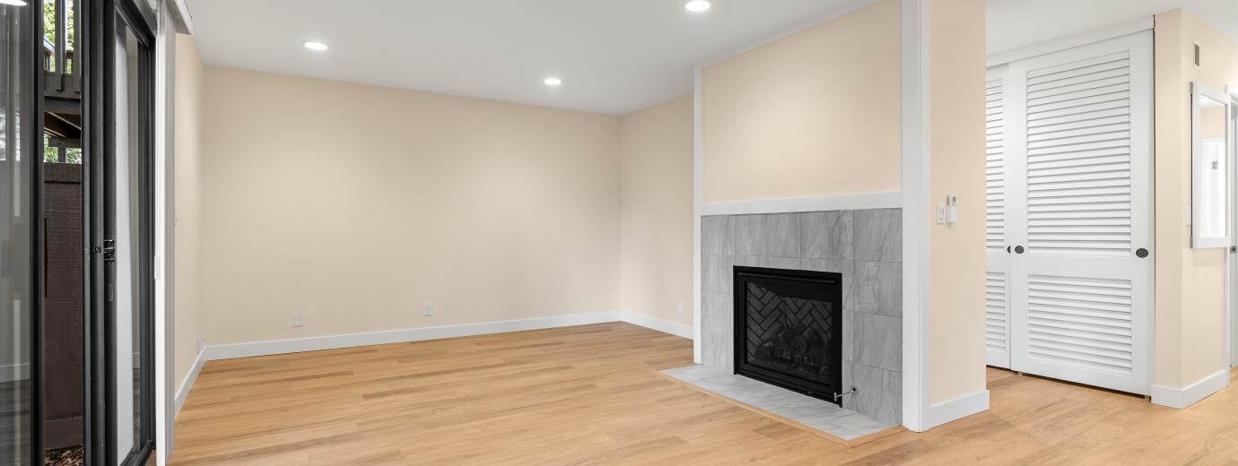 Living Room with Gas Fireplace