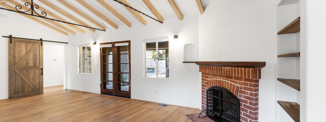 Living Room and Fireplace