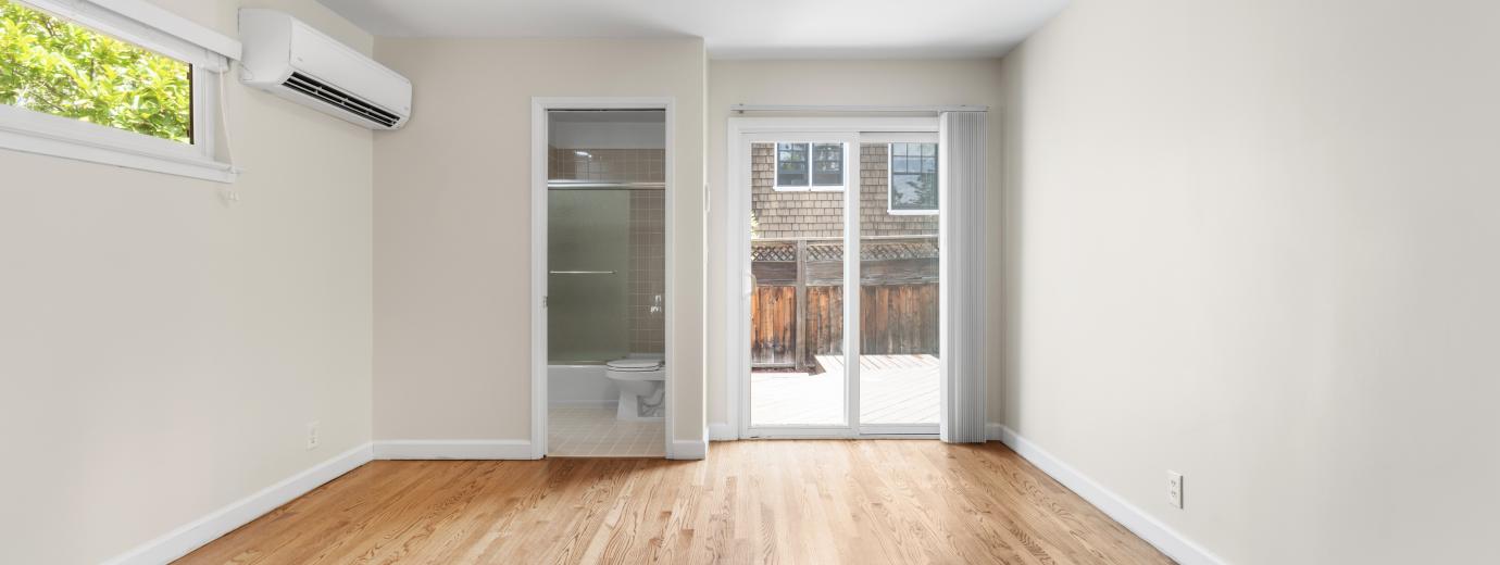 Back Bedroom, Bathroom, and Backyard Access