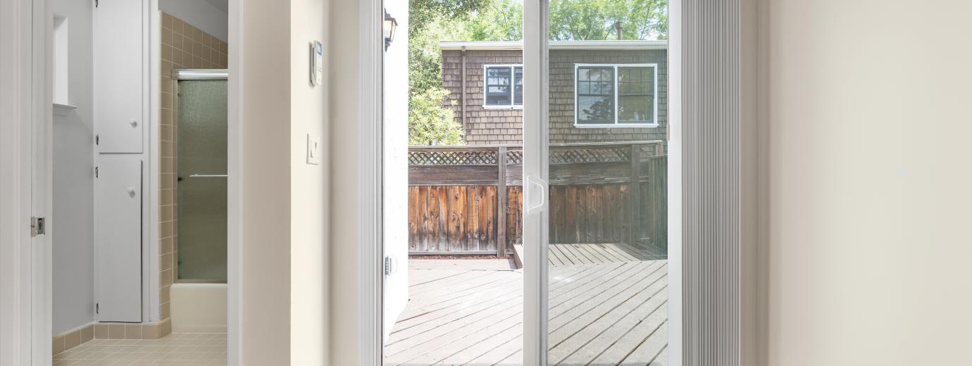 Back Bedroom and Backyard Access