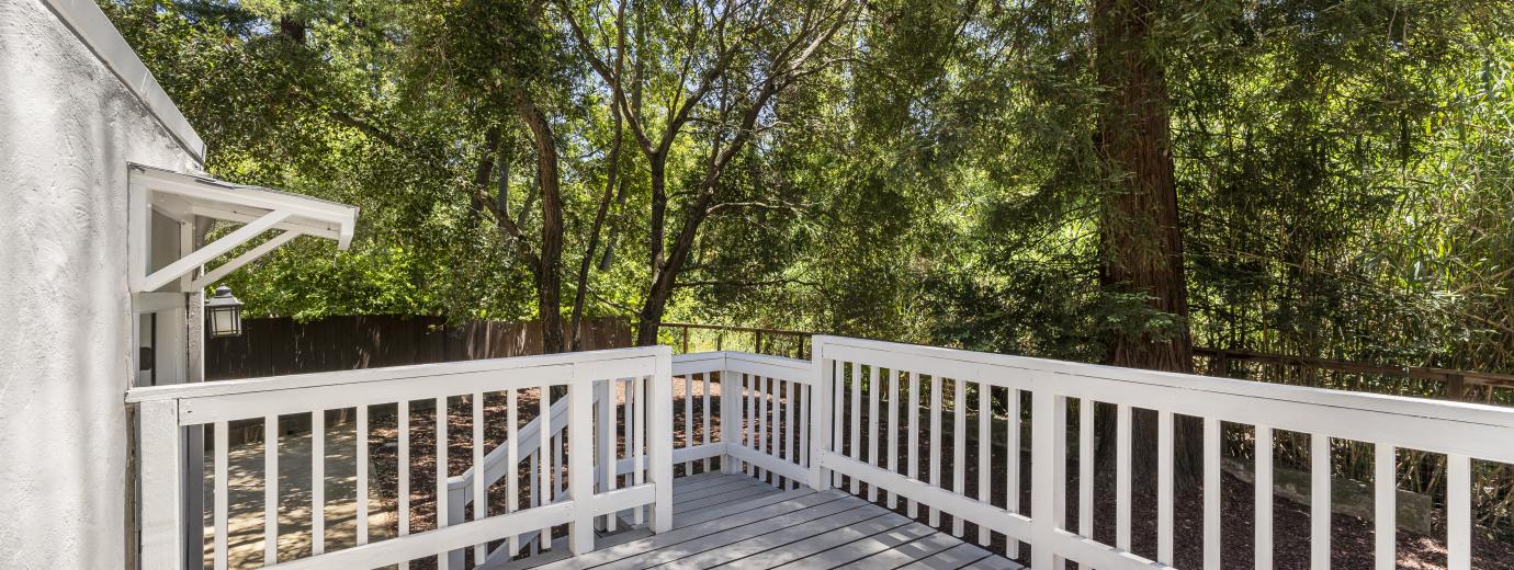 Back Deck off Kitchen
