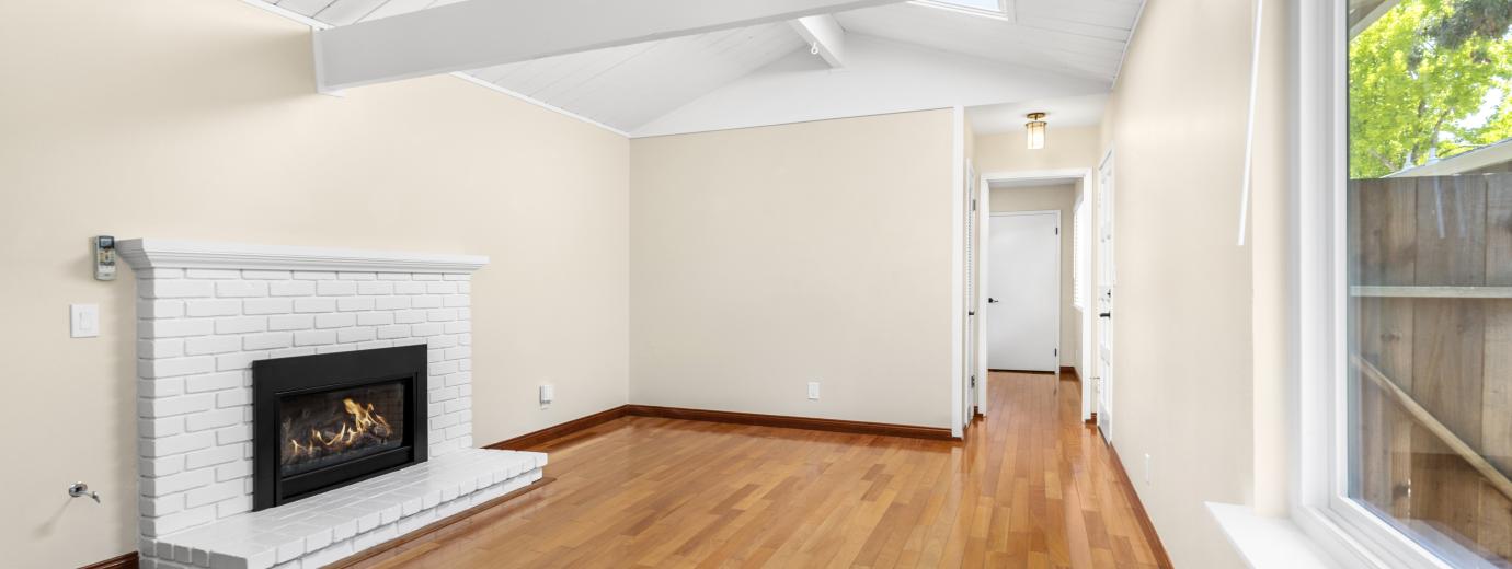 Living Room and Fireplace