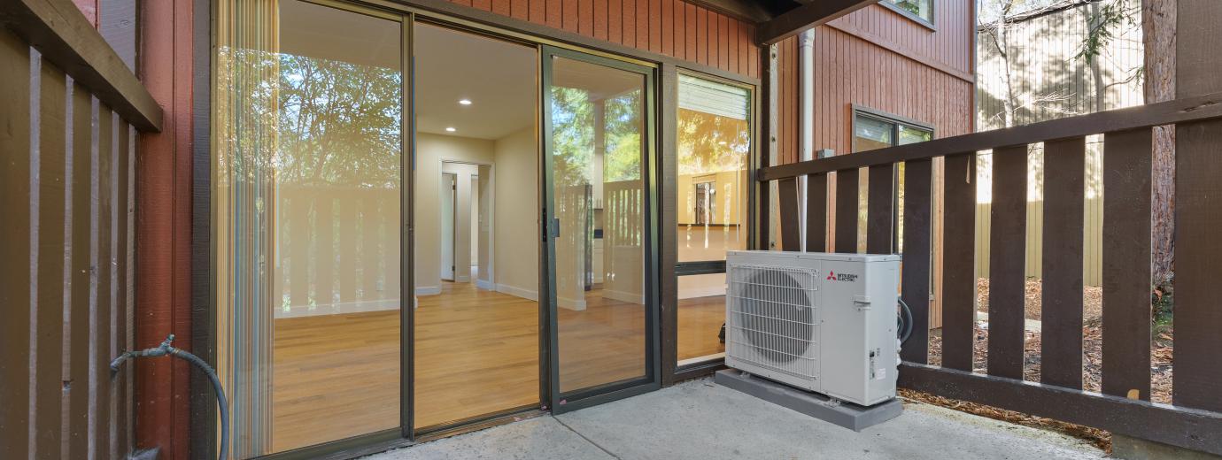 Patio and Living Room