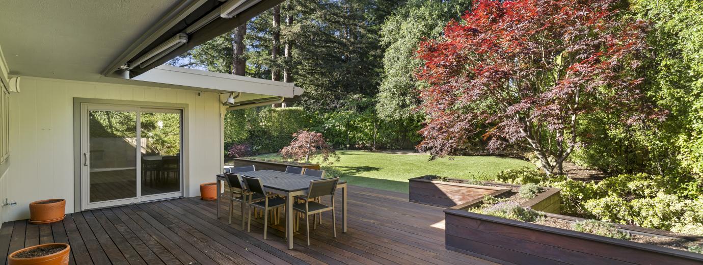 Backyard, Deck, Turf