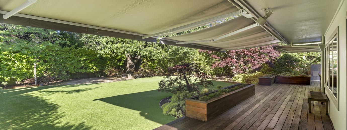 Backyard, Deck, Awning