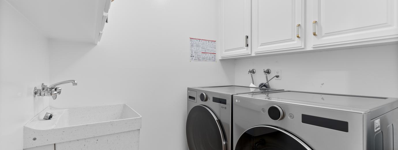 Laundry, Washer and Dryer