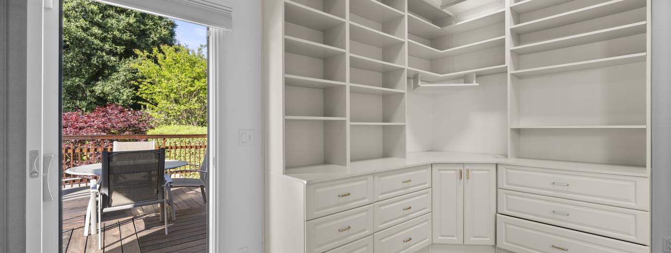 Upstairs Bedroom, Shelving