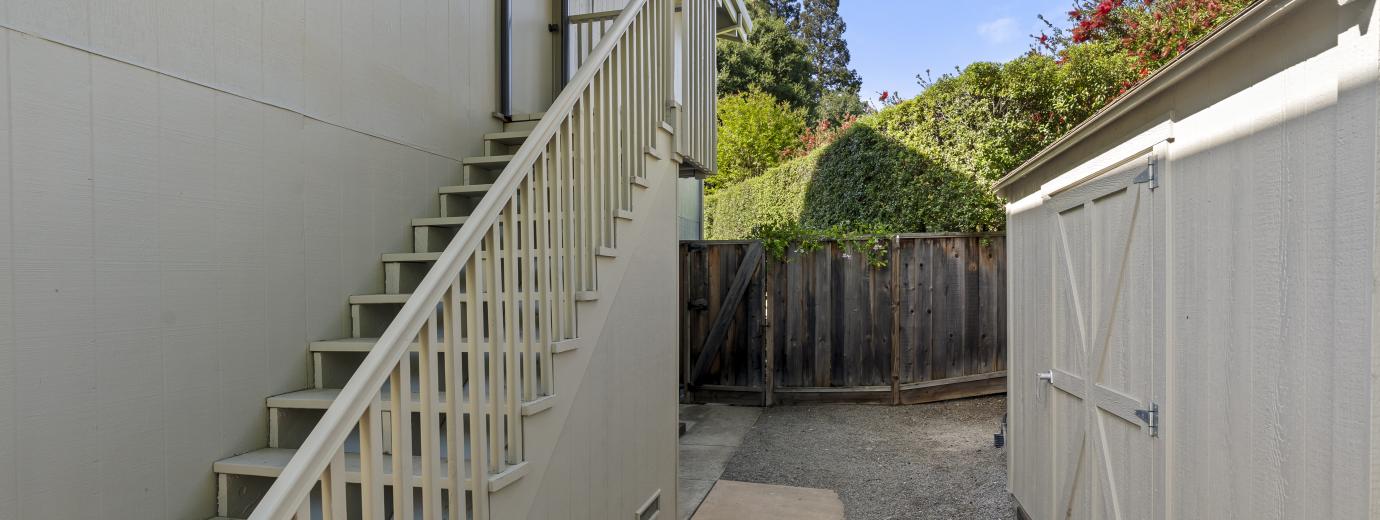 Backyard, Exterior Staircase