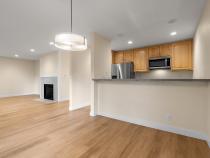 Living Room, Dining Area, and Kitchen